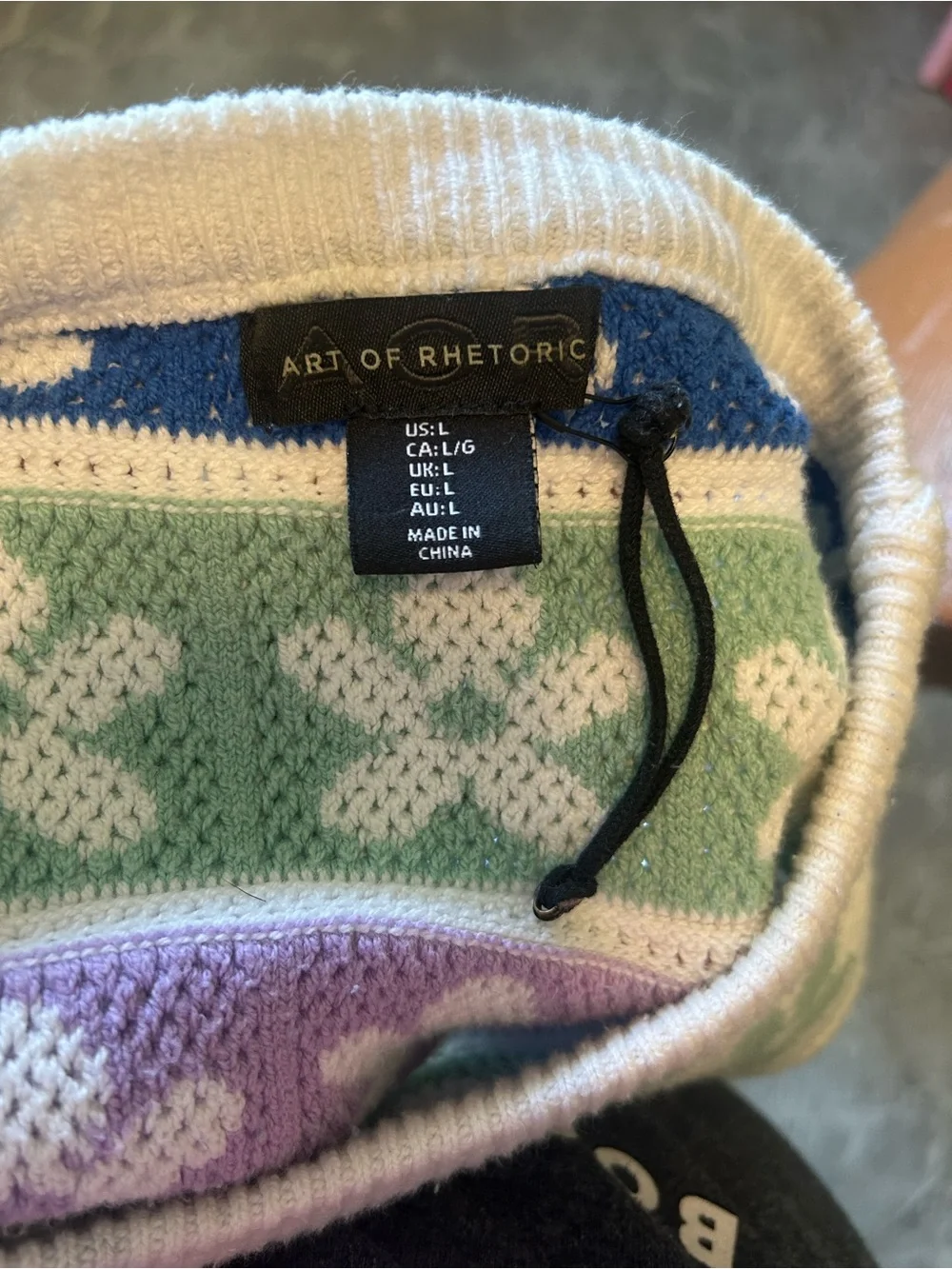 NWOT ART OF RHETORIC knitted tank size Large - Picture 5 of 6